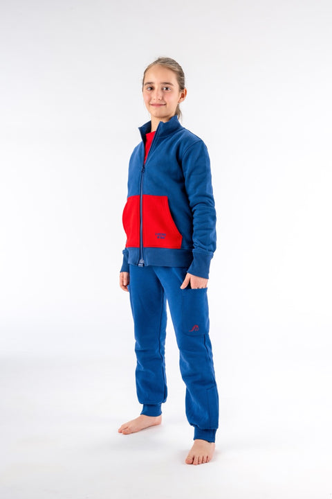 Felpa Invernale Tommaso  - Blu/Rosso