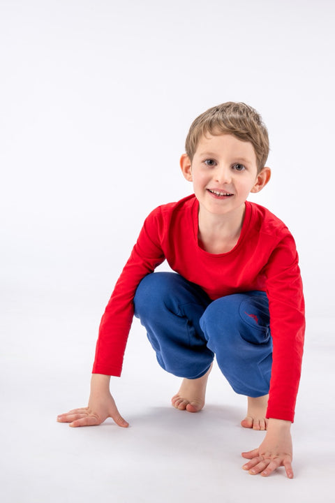 T-Shirt Manica Lunga Emil - Rosso