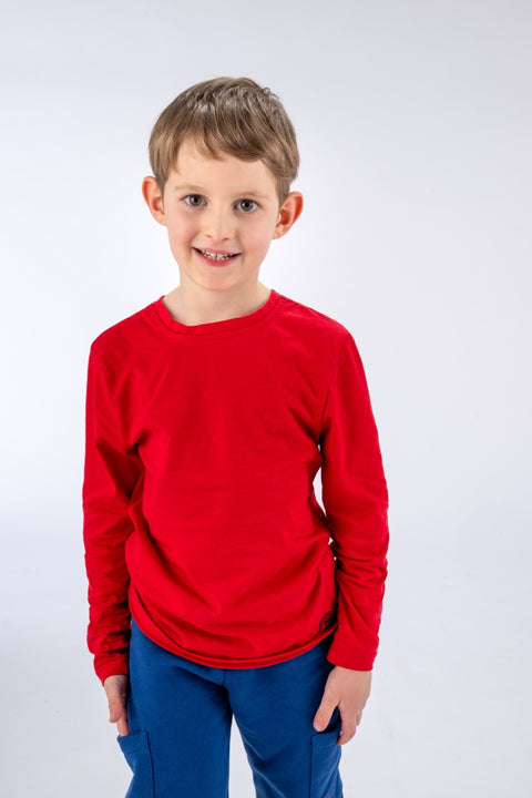 T-Shirt Manica Lunga Emil - Rosso